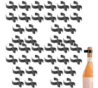 40 Pièces Clip De Champagne - Clip Attache Bouteille - Clips Pour Bouteille De Champagne - Support De Bouteille Pour Cierges Magiques - Clip Attache Bouteille Pour Anniversaire, Fête De Mariage