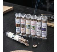 40 pièces Coffret varié de bâtons d'encens, comprenant bois de santal, œillet, sauge blanche et plus, parfum d'intérieur et encens pour la maison, le yoga et la méditation bois