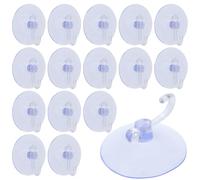 40 pièces Crochets à Ventouses Transparents, Fixation sans percer | Plastique, Forte Adhérence, Retrait Propre, Rangement Domestique, la Cuisine, Salle de Bain, Paroi Vitrée