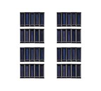 40 Pieces Panneau Solaire Nouveau 0.5 V 100 MA Panneaux Solaires Panneaux Photovoltaiques Module Solaire Chargeur de Batterie DIY 53 X 18 X 2.5mm