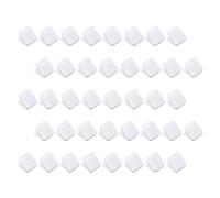 40 Pièces Pince à Reliure Blanche en Plastique | Portable, Forte Prise, Légère, Organisation de Fichiers, Maison et Bureau, Blanc, Usage Scolaire
