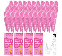 40 Pièces Pisse Debout Femme, Urinoir Femme Portable, Urinoir Jetable Femme | Entonnoir en Papier Pliable et Imperméable, Pipi Debout Femme pour Camping Voyage Randonnée Grossesse Longs Trajets