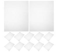 40 Pièces Pochette PVC Transparente à 3 Compartiments, 4 Trous | Pages de Classement Haute Transparence, Rangement Étanche, Usage Bureau et Étudiants, Format A4