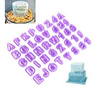 40 Pièces Pochoir Lettre Alphabet Décoration Emporte-pièces Lettre Alphabet Outil De Gaufrage Violet Biscuit Décoratif