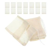 40 Pièces Sachet Filtre à Thé en Coton, Cordon, Maille Fine | Filtration Fine, Coutures Renforcées, pour Infusion de Thé ou Mijotés, Format Compact 3,93x3,14 Pouces