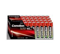 40 Piles Alcalines AAA / LR03 Camelion Alcaline Plus
