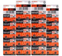 40 Piles LR41 / 192 / 392 / 384 Maxell Alcaline 1,5V