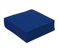 40 serviettes cocktail papier 25cm marine - dart 149580 Bleu G