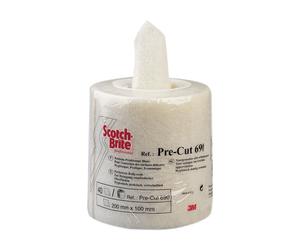 40 tampons abrasifs prédécoupés récurage délicat Scotch-Brite blanc 20 x 10 cm