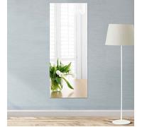 40 x 122 cm Miroir Autocollant Miroir Adhésif Flexibles Carreaux de Miroir 0.3mm D'épaisseur Feuilles de Miroir Acryliques