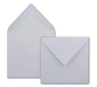 400 enveloppes carrées de 145 x 145 mm, avec intérieur en papier blanc de 100 g/m²