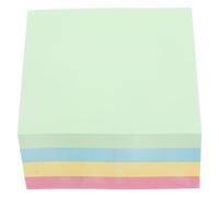 400 Feuilles Bloc-notes Carré Détachable en Papier, Feuilles Vierges | Couleurs Vives Attirant L’Attention, Messages Faciles à Lire Repositionnables, Pratique pour Élèves, Employés, Vitrines