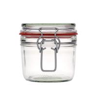 400 ml bocal à fermeture à levier plate, ouverture : fermeture à levier en fil métallique