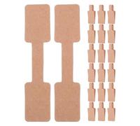 400 Pièces Étiquettes Autocollantes Bijoux Vierges, Papier Khaki | Gestion D’inventaire, Préparation D’exposition, pour Bagues et Bracelets, Boutiques et Salons Créatifs