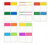 400 Pièces Marque Page Adhesif Onglets Adhésifs | Colorés Marque Page Post It Livre Repositionnables Ensemble pour Bureau Documents Livres Agenda Dossier