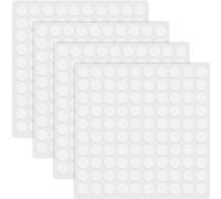 400 Pièces Mini Scotch Double Face Transparent, Scratch Autocollant Double Face Rond, Pastille Double Face 10 mm, Petit Scratch Rond Autocollant pour Décorations de Fête, Bricolage, Maison