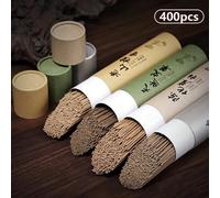 400 pièces/Paquet Bâtons d'encens de haute qualité et parfumés - Assortiment, convient pour le yoga, la relaxation, la méditation - Idée de petit cadeau créatif - Parfait pour Noël, Halloween, Pâques,