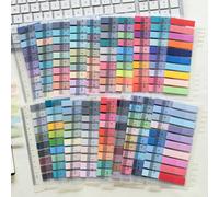 4000 feuilles en 20 styles de notes adhésives en PET avec design de style européen vintage et index de couleurs : onglets codés en couleurs Morendi, convient pour la papeterie de bureau et les étudian