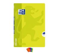 Cahier Oxford OpenFlex A4 petits carreaux 5mm margés 96 pages agrafées couverture polypro coloris assortis