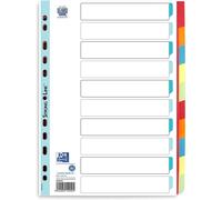 [400034720] ELBA intercalaires en carton, uni, format A4, couleur, 10 onglets