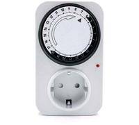 4000W Programmateur journalier mécanique avec Voyant Blanc 120x85x72mm 16A
