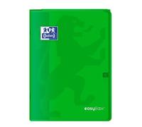 Oxford 400100009 EasyBook Cahier agrafé A4 96 pages 90 g grands carreaux seyès Vert