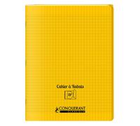 Cahier à rabats 24x32 96 pages Séyès Polypro jaune