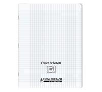 Cahier A Rabat Conquerant Classique Agrafe 240X320 96P 90G Seyes Polypro Incolore