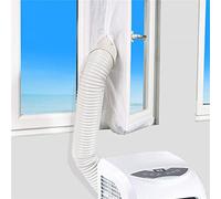 400CM Joint de Fenêtre pour La Climatisation Mobile, Tissu De Calfeutrage De Fenêtres Pour Climatiseur Portatif Et Sèche-Linge, Fonctionne avec Toutes Les Unités De Climatisation Mobiles
