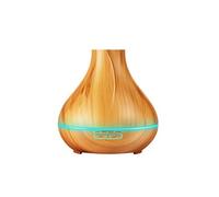 400Ml Air Humidifier Huile Essentielle Diffuseur Aroma Lampe Electrique Kaki Jsq342