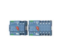400VAC 220VAC 63A 2P 4P 125A Single Phase ATS Automatic Transfer Switch Changeover Dual Power For Generator solar AUOQKQUT(Generator Type,2P 100A 220V)