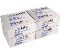 400x XCell AA LR6 Mignon Super Alkaline Batterie