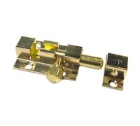 40101 Verrou de surface rond laiton poli 38x22 mm