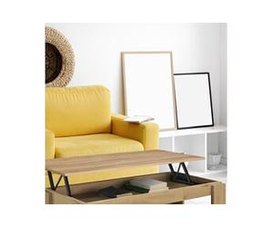 4014814 Ensemble de mécanismes de levage pour tables basses, permette elevare la mesa 192mm, Acier, Peint en noir