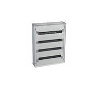 401804 Legrand Tableau de distribution isolant XL3 160-4 rangées de 24 modules - Tout modulaire prêt à l'emploi