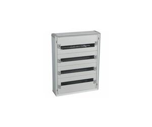 401804 Legrand Tableau de distribution isolant XL3 160-4 rangées de 24 modules - Tout modulaire prêt à l'emploi