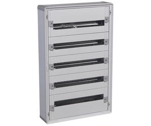 401805 Legrand Tableau de distribution isolant XL3 160-5 rangées de 24 modules - Tout modulaire prêt à l'emploi