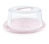 Cloche à gâteau 'ricardo', rond, nordic-pink