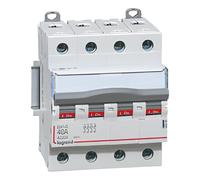 Legrand Interrupteur sectionneur tétrapolaire 406480 400 V 40 A 4 modules Bornes à vis Dx³-is