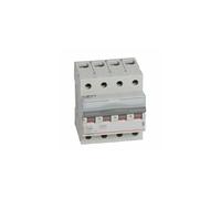 Legrand Interrupteur sectionneur tétrapolaire DX³ 406489 – 4 pôles 400V 100A 4 modules, bornes à vis