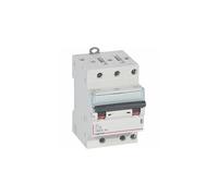 Legrand Disjoncteur triphasé DX3 10 A 3P Courbe C 4,5/6 kA à vis