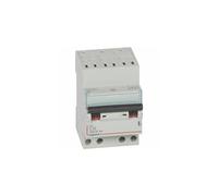 Legrand Disjoncteur DX3 406917 – Tétrapolaire (4P) 10A Courbe C 4,5/6kA Auto/vis
