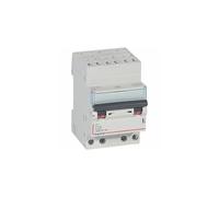406921 Disjoncteur tétrapolaire 25A - 4P Courbe C - 4,5/6kA - Automatique et vis - Legrand DX3