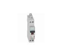 407693 Disjoncteur unipolaire + neutre 2A - 1P+N Courbe C - 6/10kA - À vis - Legrand DX3