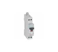 407694 Disjoncteur unipolaire + neutre 3A - 1P+N Courbe C - 6/10kA - À vis - Legrand DX3
