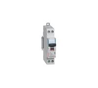 Legrand Disjoncteur DX3 407700 - 1P+N (unipolaire + neutre) 16 A Courbe C 6/10 kA à vis