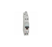 407701 Disjoncteur unipolaire + neutre 20A - 1P+N Courbe C - 6/10kA - À vis - Legrand DX3