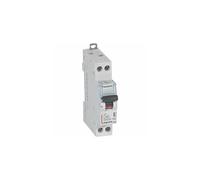 407704 Disjoncteur unipolaire + neutre 40A - 1P+N Courbe C - 6/10kA - À vis - Legrand DX3