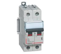 407780 Disjoncteur Bipolaire 6a - 2p Courbe C - 6/10ka - à Vis - Legrand Dx3