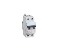 407785 Disjoncteur bipolaire 20A - 2P Courbe C - 6/10kA - À vis - Legrand DX3